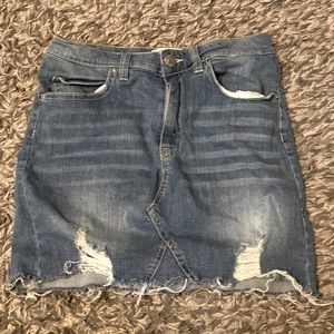 jean skirt / size S / worn once